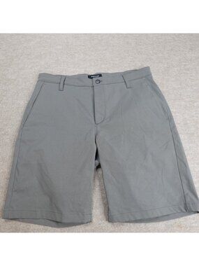 Proof Mens Shorts 34 Gray Solid 9" Nomad
